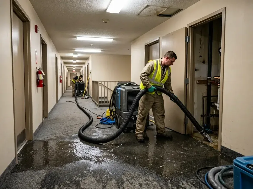 multi-unit-apartment-hallway-f-005 — frequently asked questions, Emergency Burst Pipe Water Extraction & Removal in Salem, AR